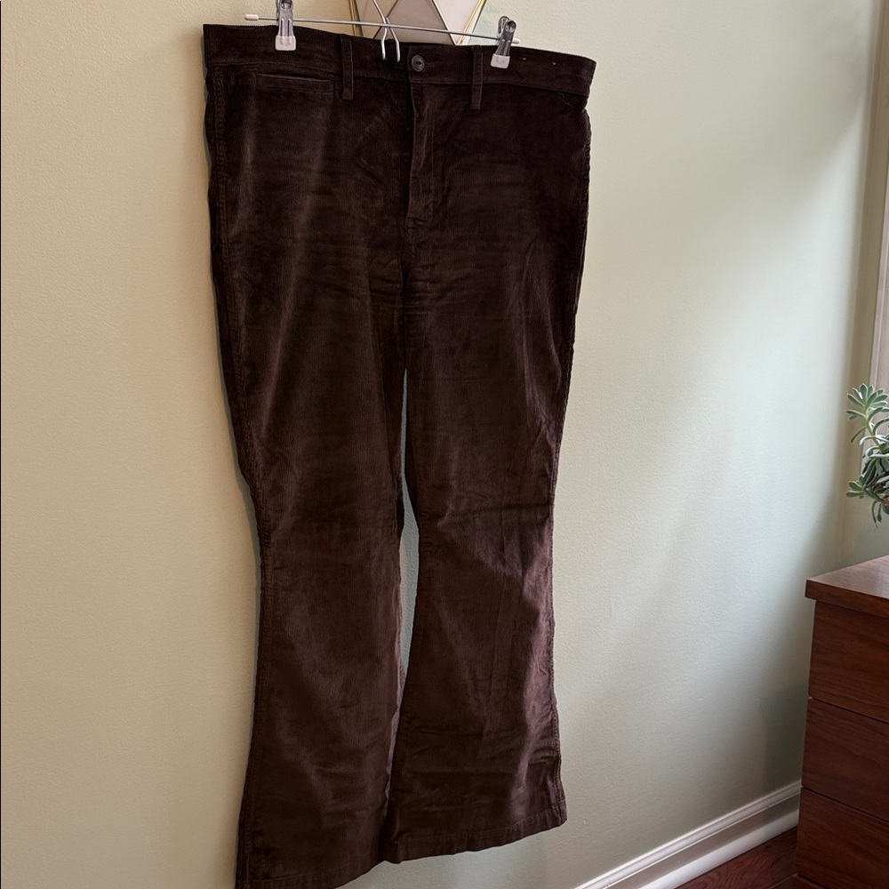 Madewell Chocolate Wide Leg Pants